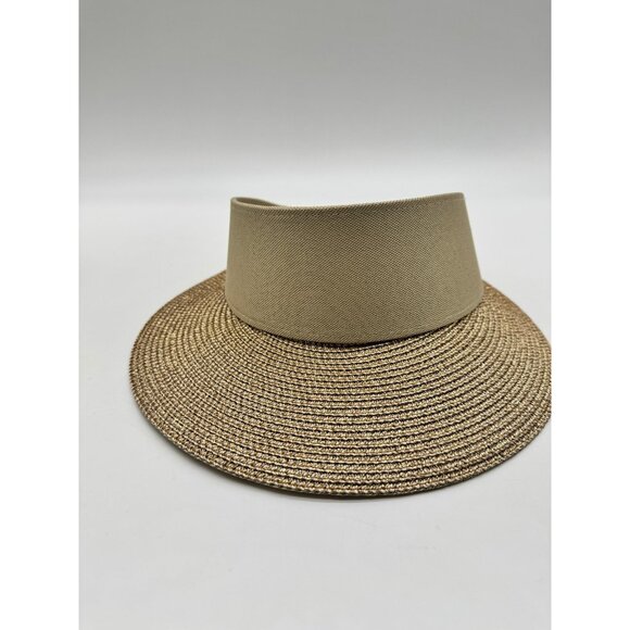 ERIC JAVITS Champ packable women's visor with UPF 50+ NATURAL (No forehead pad) - Picture 9 of 11